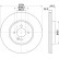 Brake disc 8DD 355 129-021 Hella