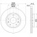 Brake disc 8DD 355 129-121 Hella