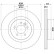 Brake disc 8DD 355 129-501 Hella