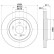 Brake disc 8DD 355 129-531 Hella
