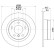 Brake disc 8DD 355 129-731 Hella