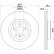 Brake disc 8DD 355 132-011 Hella