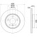 Brake disc 8DD 355 132-541 Hella