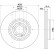 Brake disc 8DD 355 133-051 Hella