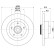 Brake disc 8DD 355 133-241 Hella