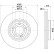 Brake disc 8DD 355 133-371 Hella