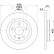 Brake disc 8DD 355 133-411 Hella