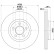 Brake disc 8DD 355 133-531 Hella