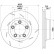 Brake disc 8DD 355 133-601 Hella