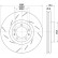 Brake disc 8DD 355 133-631 Hella