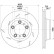 Brake disc 8DD 355 133-671 Hella