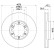 Brake disc 8DD 355 134-931 Hella