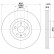 BRAKE DISC 8DD 8DD 355 126-371 Hella