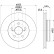 BRAKE DISC 8DD 8DD 355 131-911 Hella