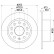 BRAKE DISC 8DD 8DD 355 132-281 Hella