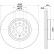 BRAKE DISC 8DD 8DD 355 133-731 Hella