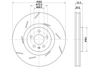 BRAKE DISC 8DD 8DD 355 134-701 Hella