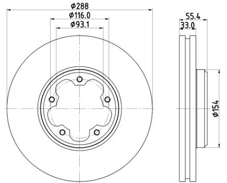 BRAKE DISC 8DD