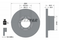 Brake Disc 92031500 Textar