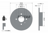 Brake Disc 92050900 Textar