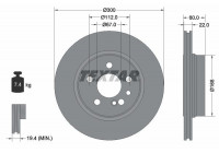 Brake Disc 92056800 Textar