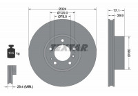 Brake Disc 92058300 Textar