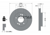 Brake Disc 92063000 Textar