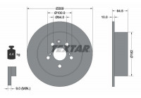 Brake Disc 92070800 Textar