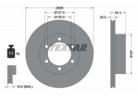 Brake Disc 92076300 Textar