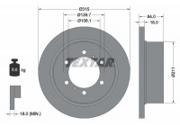 Brake Disc 92093100 Textar