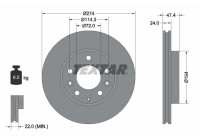 Brake Disc 92110400 Textar