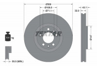 Brake Disc 92111900 Textar