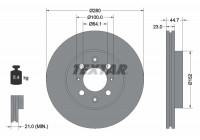 Brake Disc 92125200 Textar