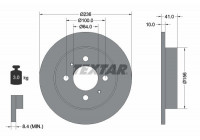 Brake Disc 92128600 Textar