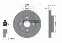 Brake Disc 92133500 Textar