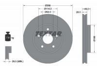 Brake Disc 92135800 Textar