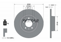 Brake Disc 92157100 Textar