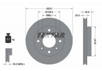 Brake Disc 92158900 Textar