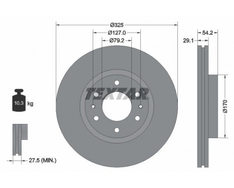 Brake Disc 92226200 Textar