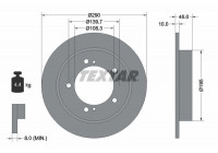 Brake Disc 92237300 Textar