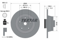 Brake disc 92269603 Textar
