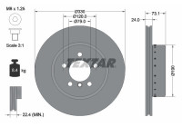 Brake disc 92269725 Textar