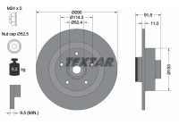 Brake disc 92316503 Textar