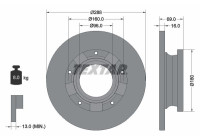 Brake disc 92316903 Textar