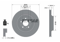 Brake disc 92317305 Textar