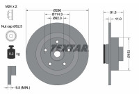 Brake disc 92317603 Textar