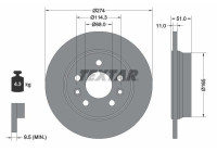 Brake disc 92352803 Textar