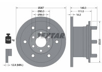 Brake Disc 93019400 Textar