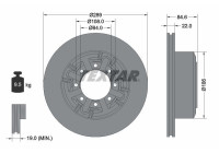 Brake Disc 93089600 Textar