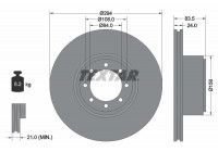 Brake Disc 93175300 Textar